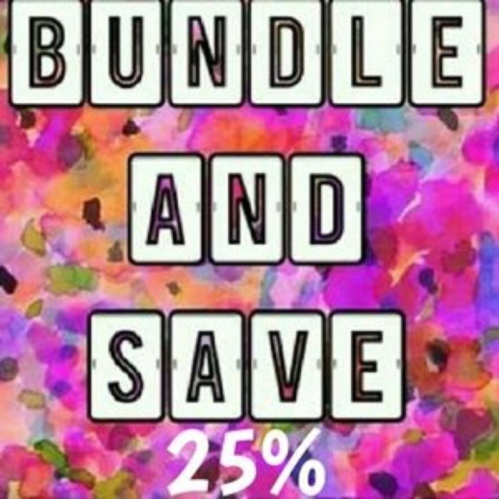 Bundle! Two items = 25% off